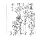 Kenmore 1106614850 machine sub-assembly diagram