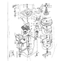 Kenmore 1106615801 machine sub-assembly diagram