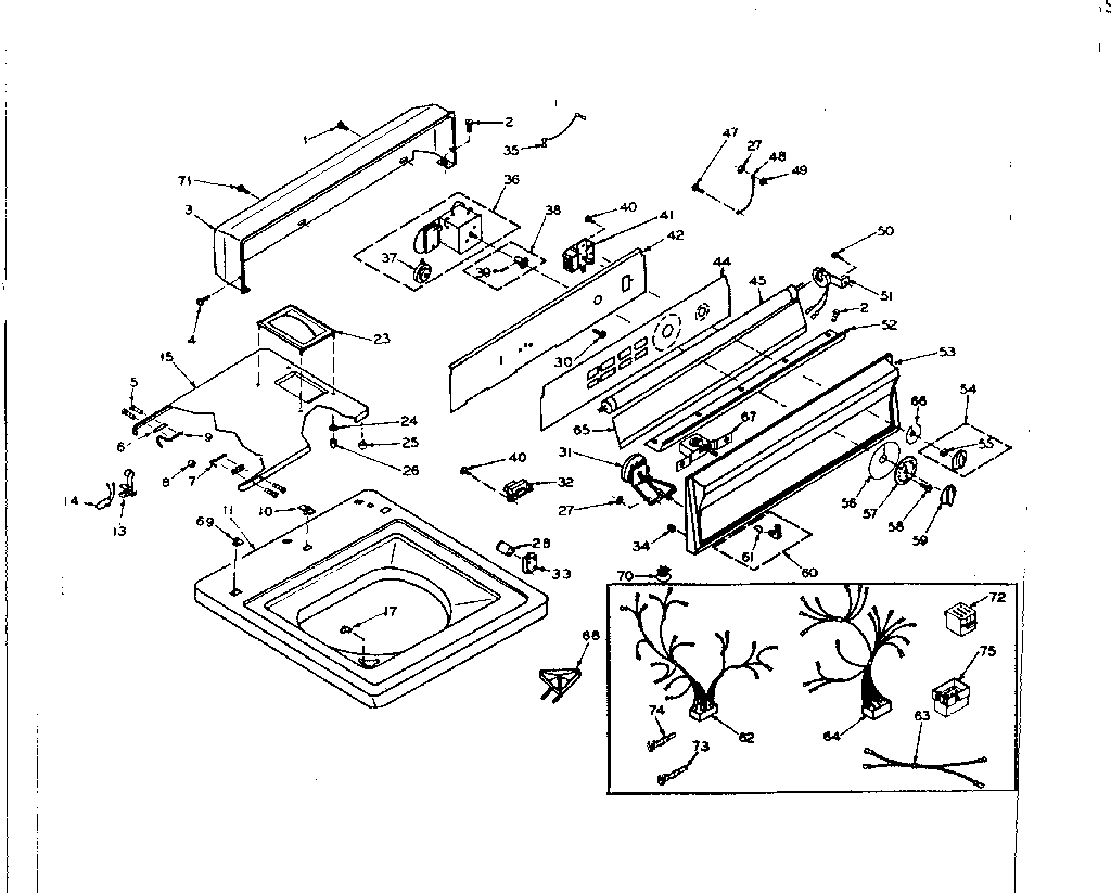 Top and console assembly