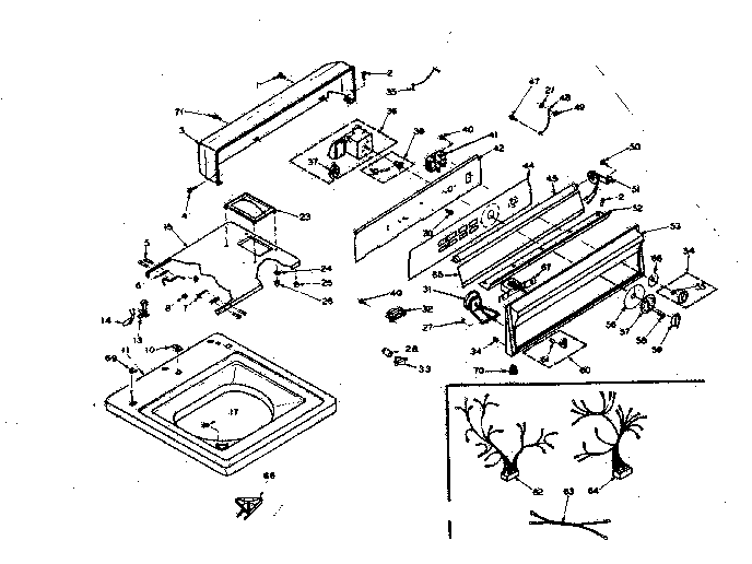Top and console assembly