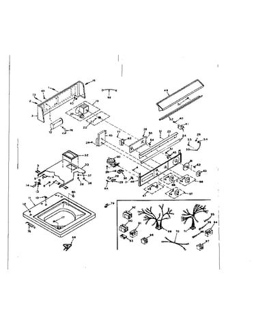Top and console assembly