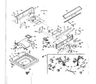 Kenmore 1106614901 top and console assembly diagram