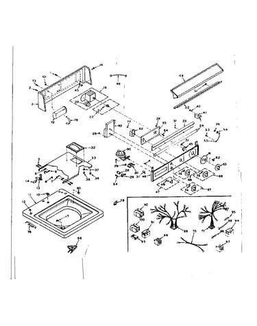 Top and console assembly