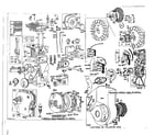 Briggs & Stratton 100202 TO 100299 (0010 - 0070) cylinder assembly diagram