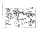 Briggs & Stratton 130900 TO 130999 (0010 - 0040) carburetor and fuel tank assembly diagram