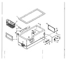 Kenmore 198616120 cabinet parts diagram