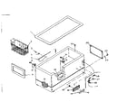 Kenmore 198617110 cabinet parts diagram