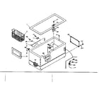 Kenmore 198617211 cabinet parts diagram
