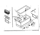 Kenmore 198617450 cabinet parts diagram