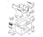 Kenmore 198617660 freezer cabinet parts diagram