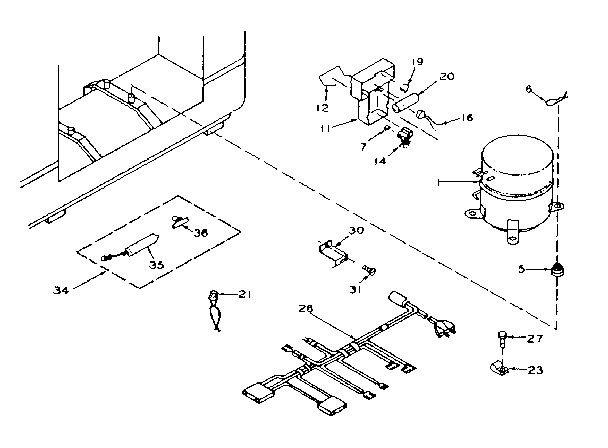 Freezer unit parts