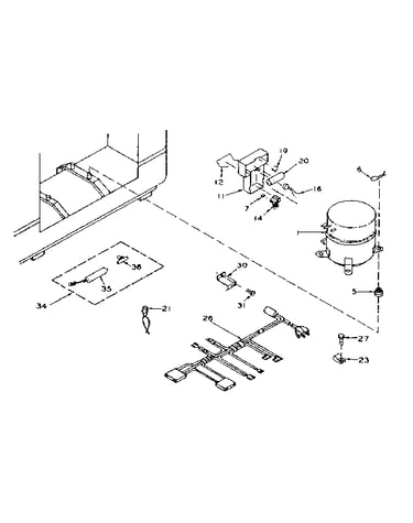Freezer unit parts