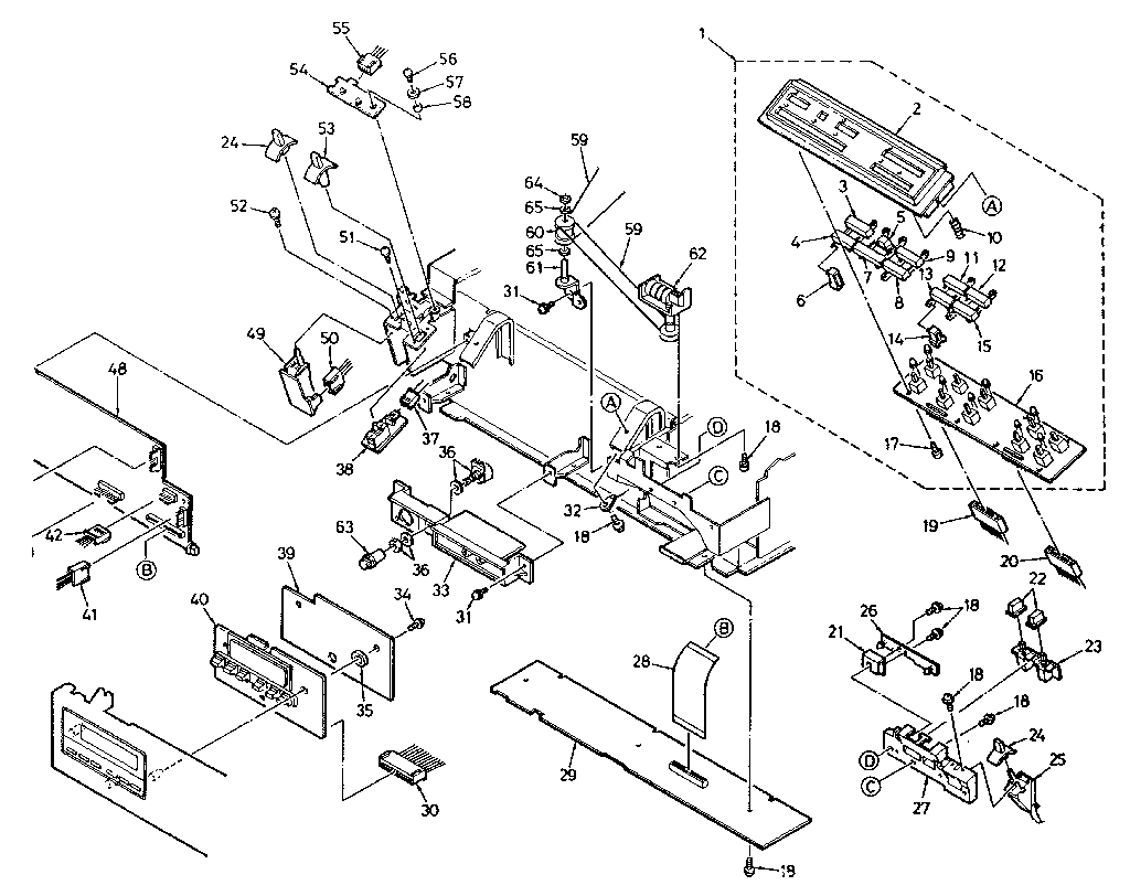Front control parts