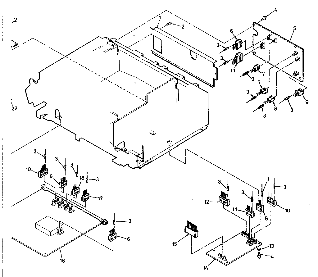 Rear & bottom side parts