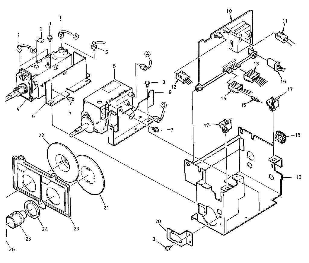 Tuner block parts