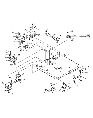 Pause/still & reel solenoid mechanism parts
