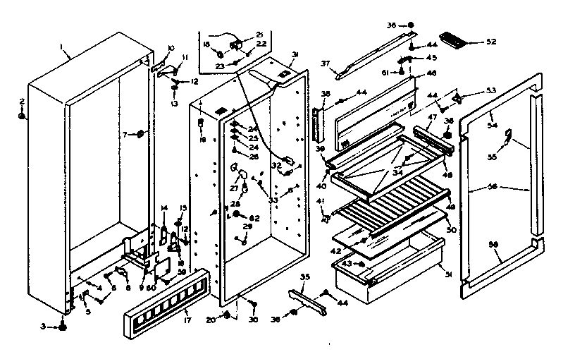 Cabinet parts