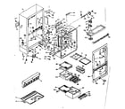 Kenmore 1066657603 cabinet parts diagram