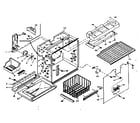 Kenmore 1066657603 freezer section parts diagram