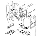 Kenmore 1066665020 cabinet parts diagram