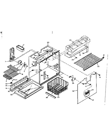 Freezer section parts