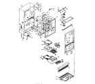 Kenmore 1066665501 cabinet parts diagram