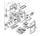 Kenmore 1066666010 cabinet parts diagram