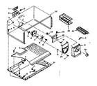 Kenmore 1066666020 freezer section parts diagram