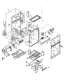 Refrigerator cabinet parts