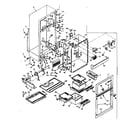 Kenmore 1066664511 cabinet parts diagram