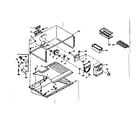 Kenmore 1066664511 freezer section parts diagram