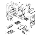 Kenmore 1066667201 cabinet parts diagram
