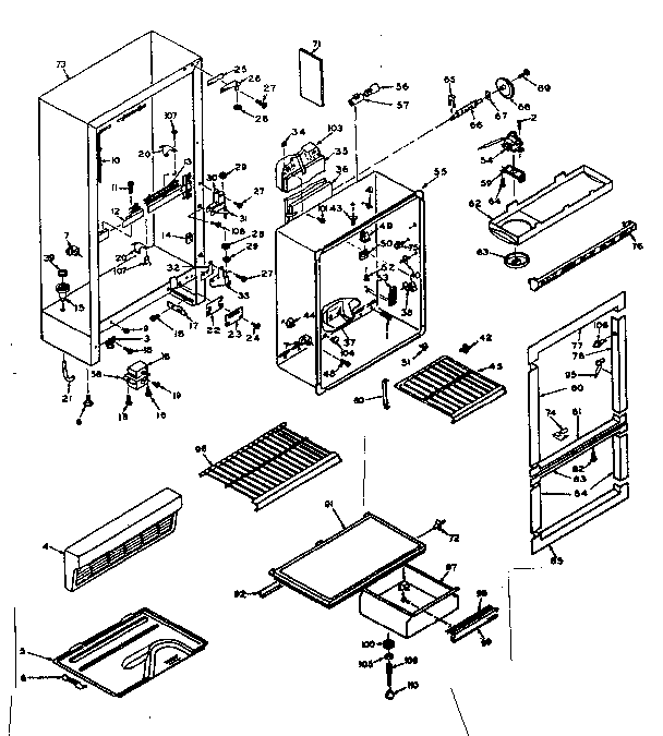 Cabinet parts