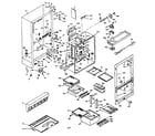 Kenmore 1066667520 cabinet parts diagram