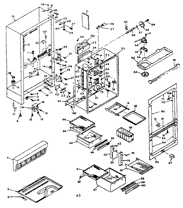 Cabinet parts