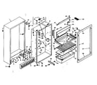 Kenmore 1066671011 cabinet parts diagram