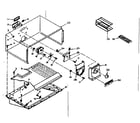 Kenmore 1066672221 freezer parts diagram