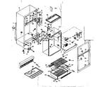 Kenmore 1066674300 cabinet parts diagram