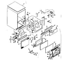 Kenmore 1067800 cabinet parts diagram