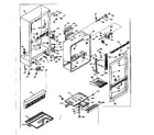 Kenmore 1066675221 cabinet parts diagram