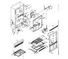 Kenmore 1066675301 cabinet parts diagram