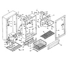 Kenmore 106626152 cabinet parts diagram