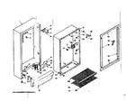 Kenmore 106626400 cabinet parts diagram