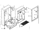 Kenmore 106627201 cabinet parts diagram