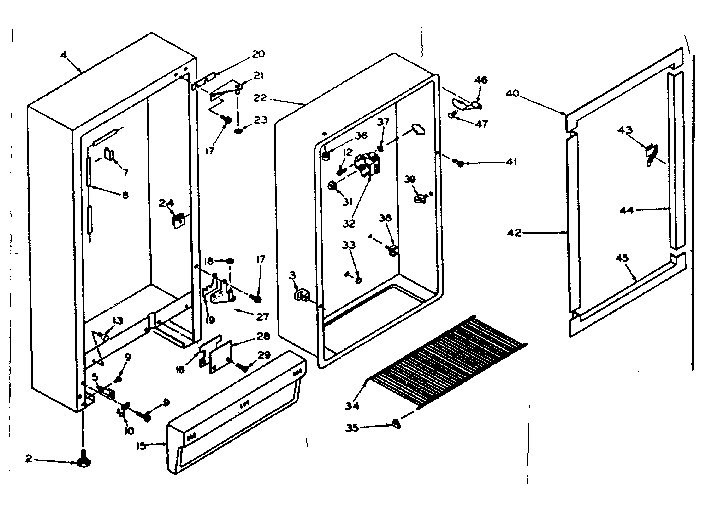 Cabinet parts
