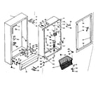 Kenmore 106627222 cabinet parts diagram