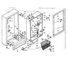 Kenmore 106627421 cabinet parts diagram