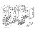 Kenmore 106627451 cabinet parts diagram