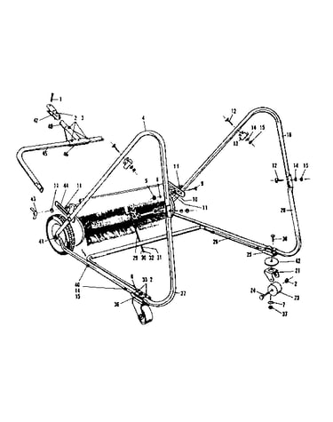 Sweeper unit assembly