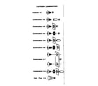 Sears 696608431 fastener combinations diagram